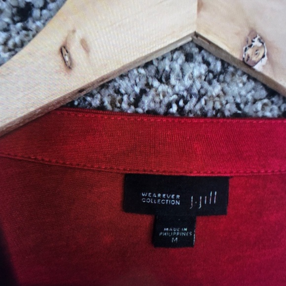 Vibrant Red Long Sleeve Cardigan - Picture 6 of 7